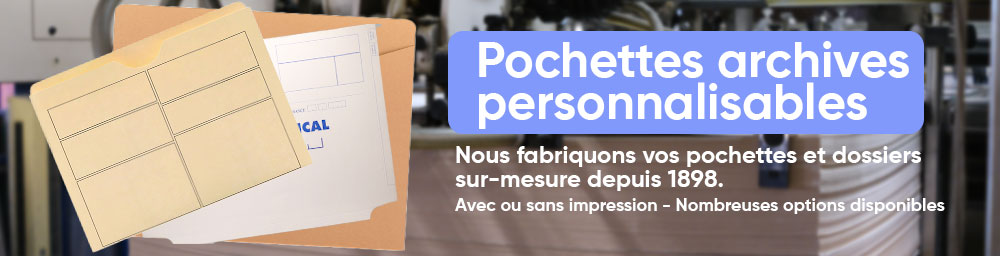 pochettes archives classement