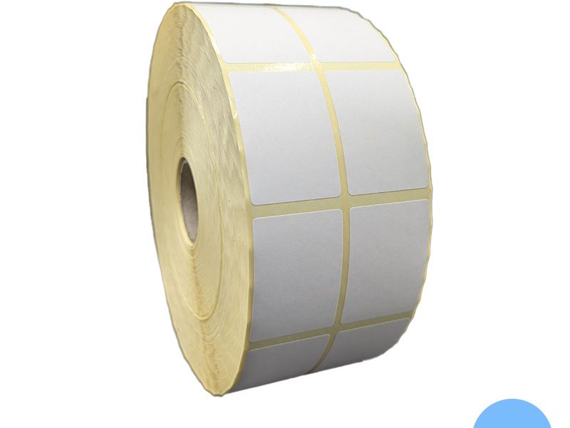 Bobine 8000 étiquettes vélin 38x54 mm avec 2 étiquettes de front