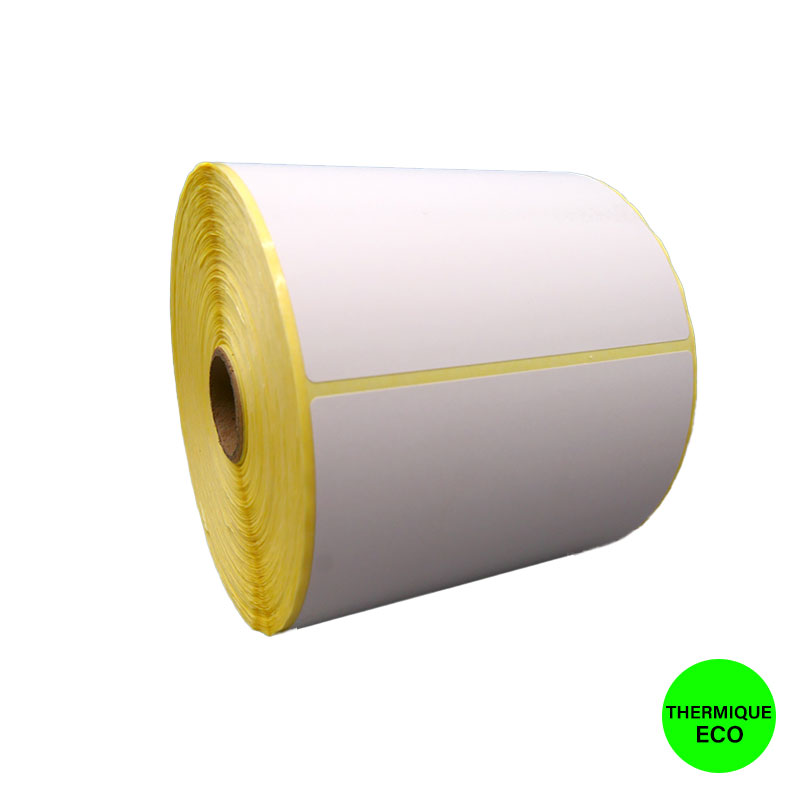 Bobine 750 étiquettes thermique ECO 100x99 mm