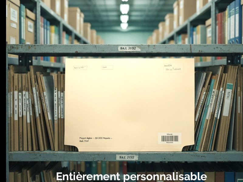 Pochettes personnalisable pour le secteur industriel