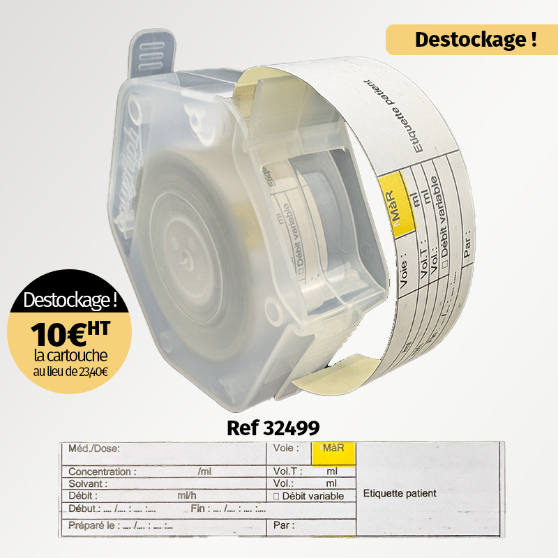 bobine étiquettes seringues Solubox