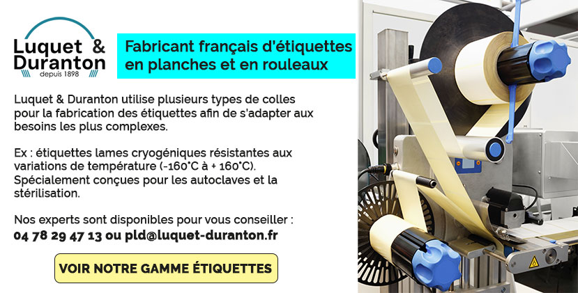 fabricant étiquettes adhésives