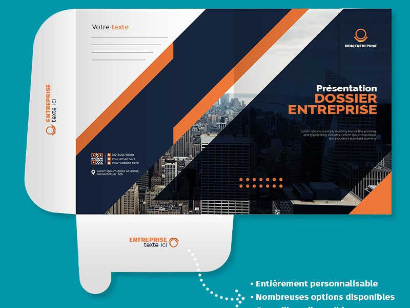 Dossier de présentation personnalisable