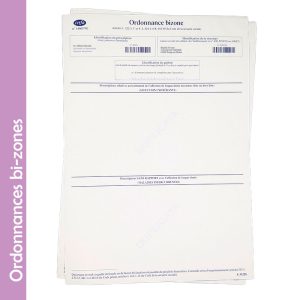 Bloc ordonnances bi-zones non sécurisées