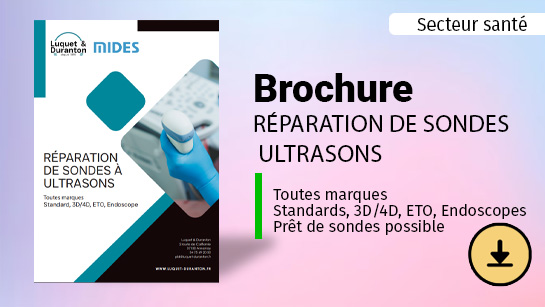 Photo catalogue service réparation de sondes à ultraons