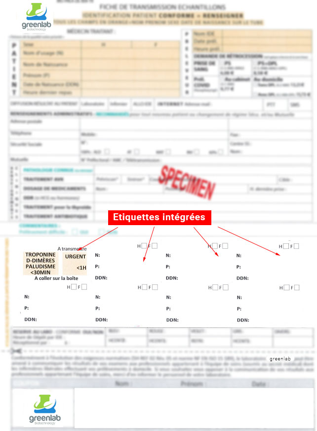 étiquettes intgrées