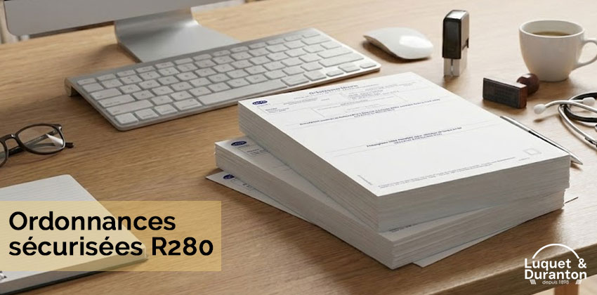 Ordonnances sécurisées R280 Luquet et Duranton