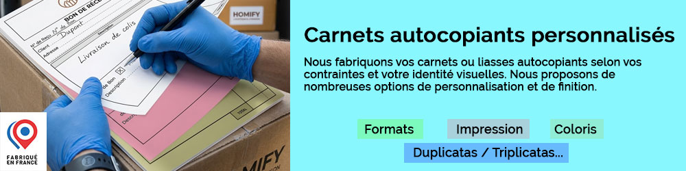 Carnet autocopiants
