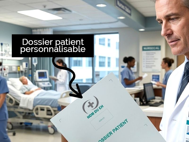 fabricant de dossier médical du patient