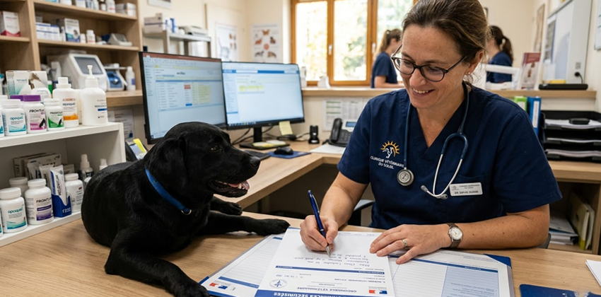 bloc d'ordonnances pour vétérinaires