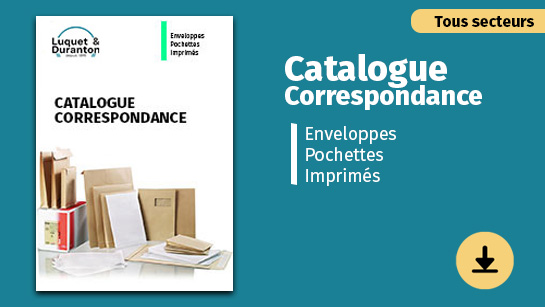 Catalogue papeterie pour correspondance