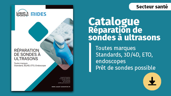 Catalogue réparation de sondes échographie