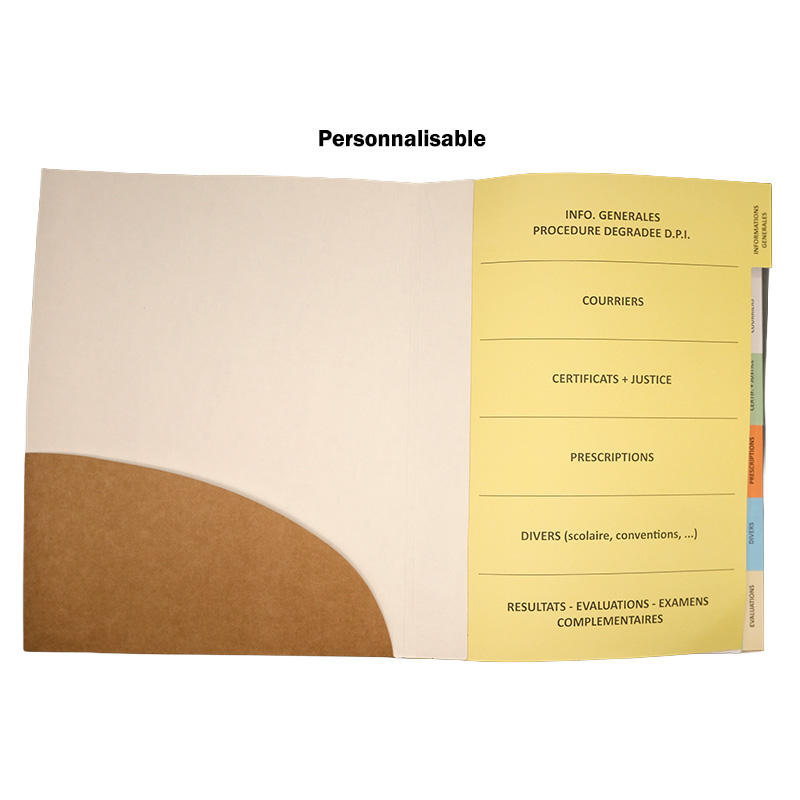 dossier parapheur personnalisable