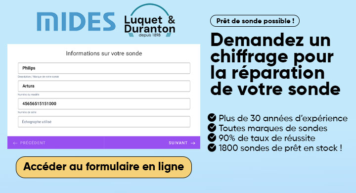 Formulaire de demande de chiffrage pour une réparation de sonde