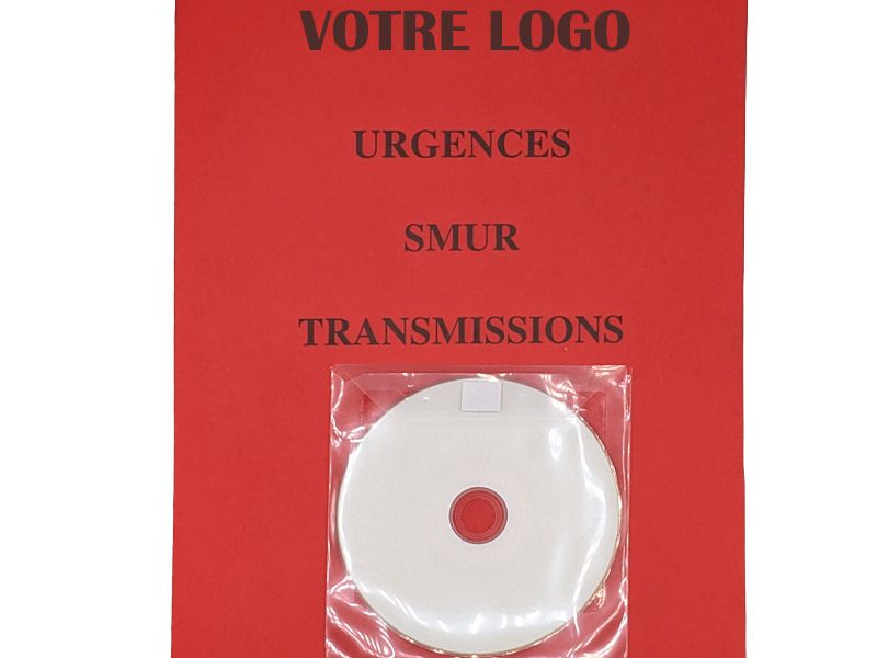 image de la couverture de la chemise à rabat avec cd personnalisable