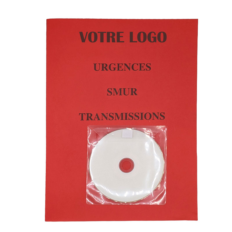 image de la couverture de la chemise à rabat avec cd personnalisable