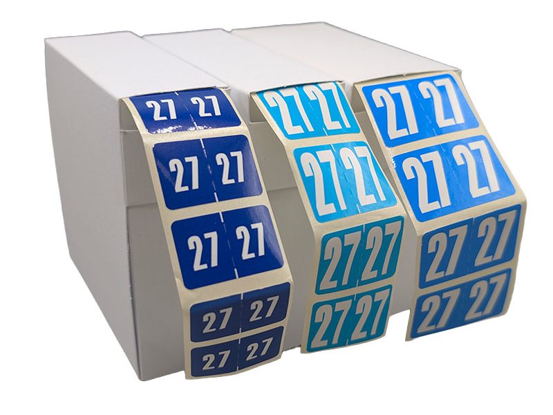 étiquettes archivage millesime 2027